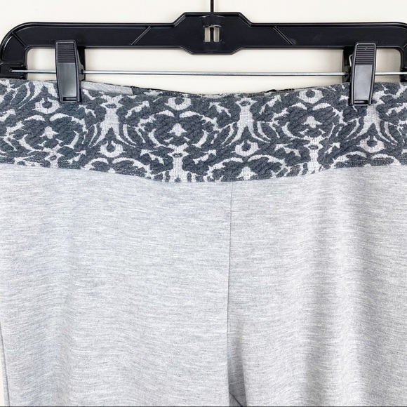 Anthropologie Pure + Good Jacquard Trimmed Leggings Size Medium - Picture 5 of 10